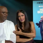Salma Hayek e Samuel L. Jackson in Hitman's Bodyguard